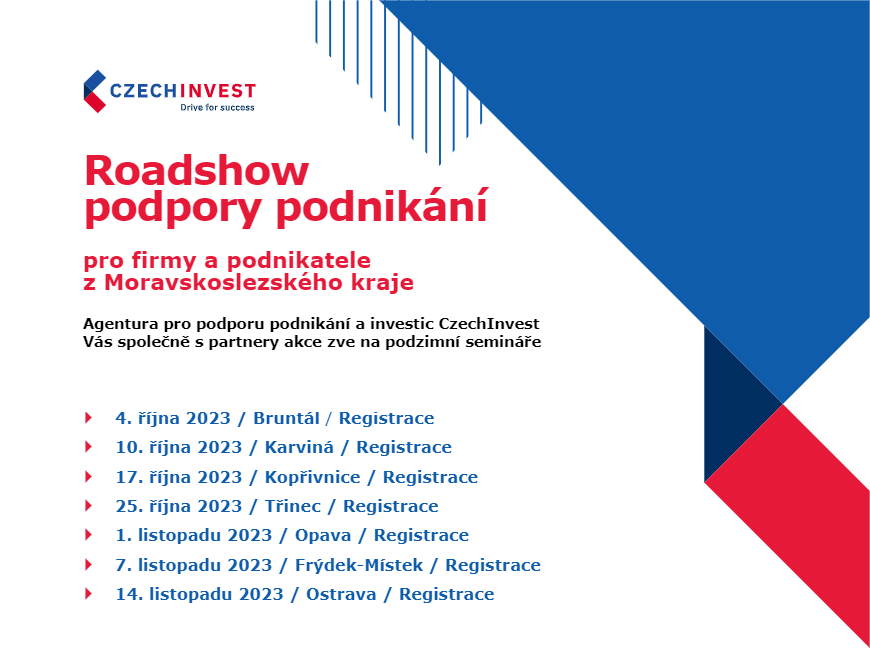 Podzim ve znamení roadshow na podporu podnikání